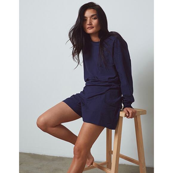 lunya Other - LUNYA Cool Shorts Womens Small Deep Blue Sleep Pajama Lounge Pull On Navy NEW